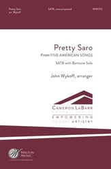 Pretty Saro SATB choral sheet music cover